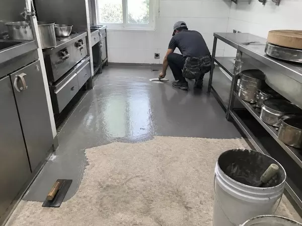 屏東餐廳廚房地面防水施工案例｜水泥地防水層施作｜可達工程行